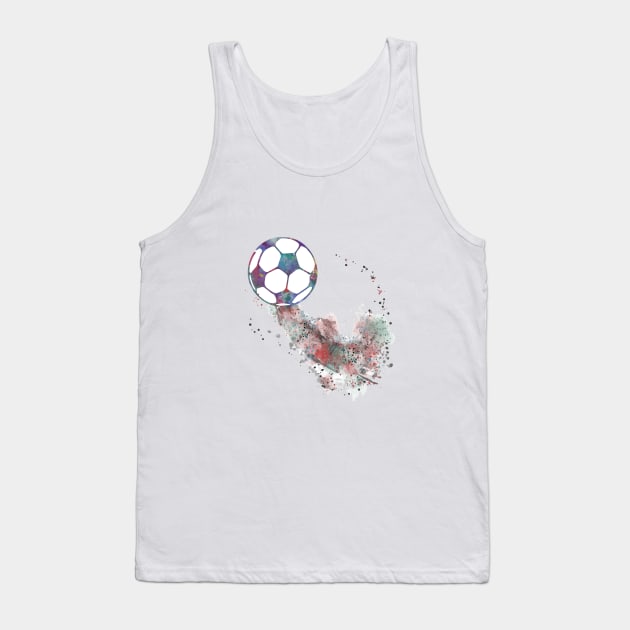 Soccer ball Tank Top by RosaliArt